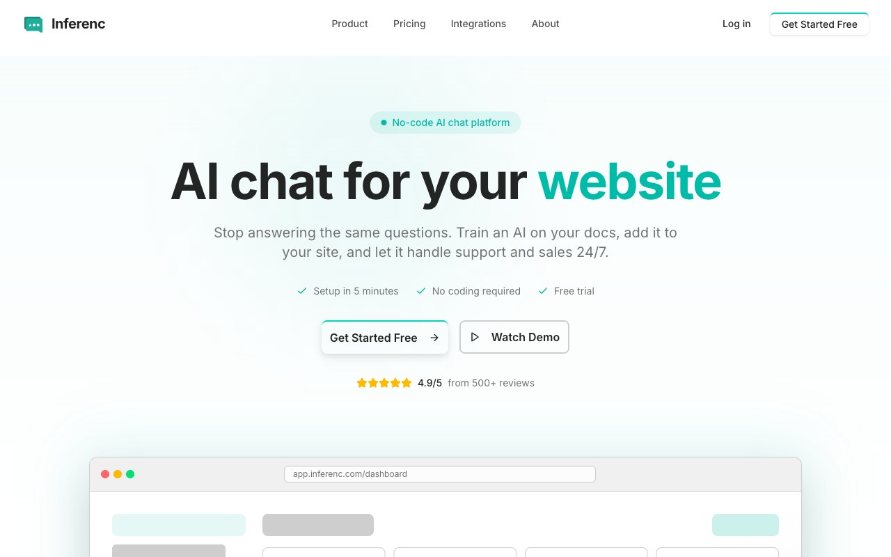 Inferenc homepage